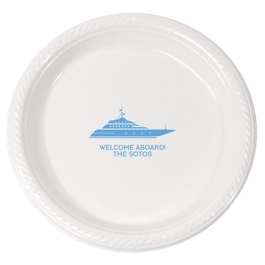 Big Yacht Plastic Plates